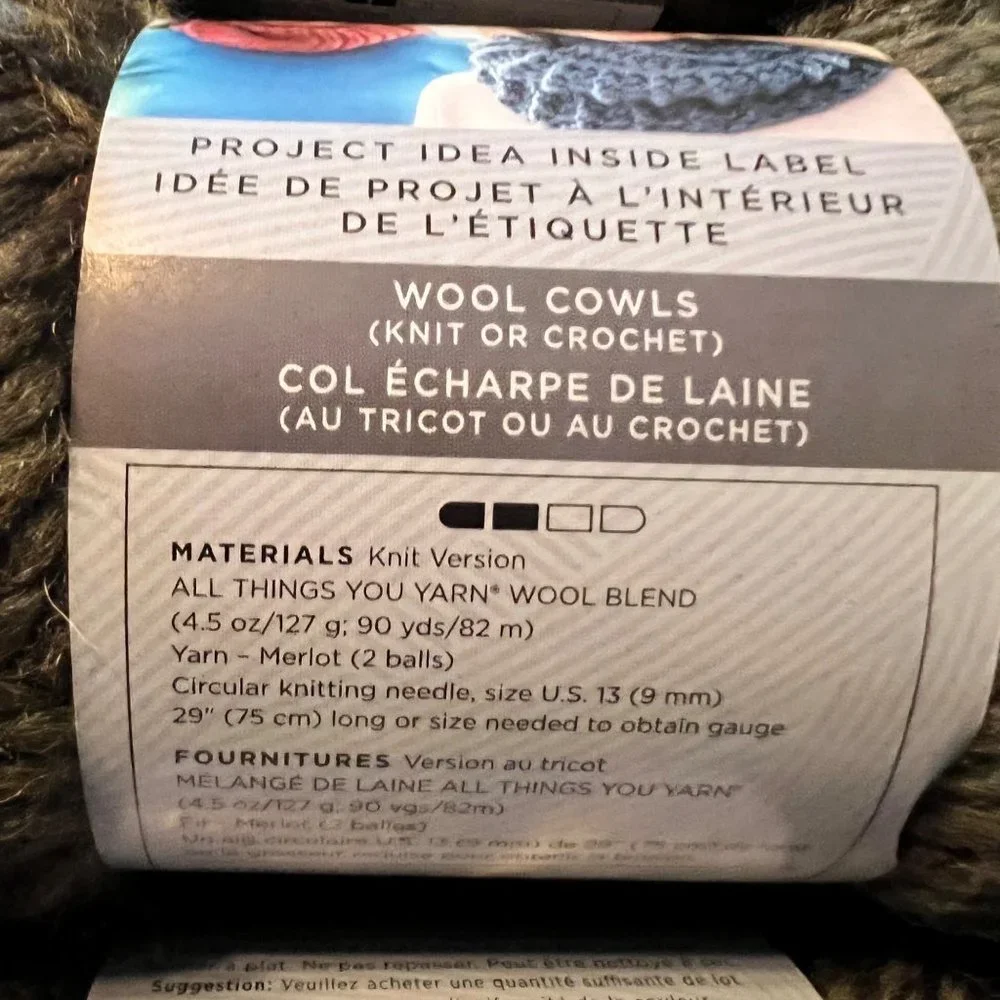 All Things You Wool Blend Yarn Moss Green - Picture 5 of 10